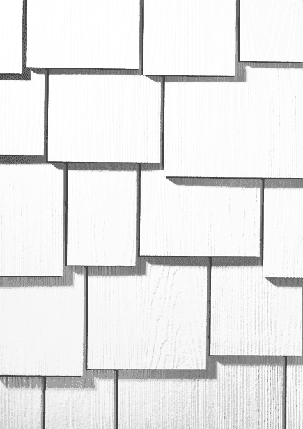 James Hardie staggered shake.