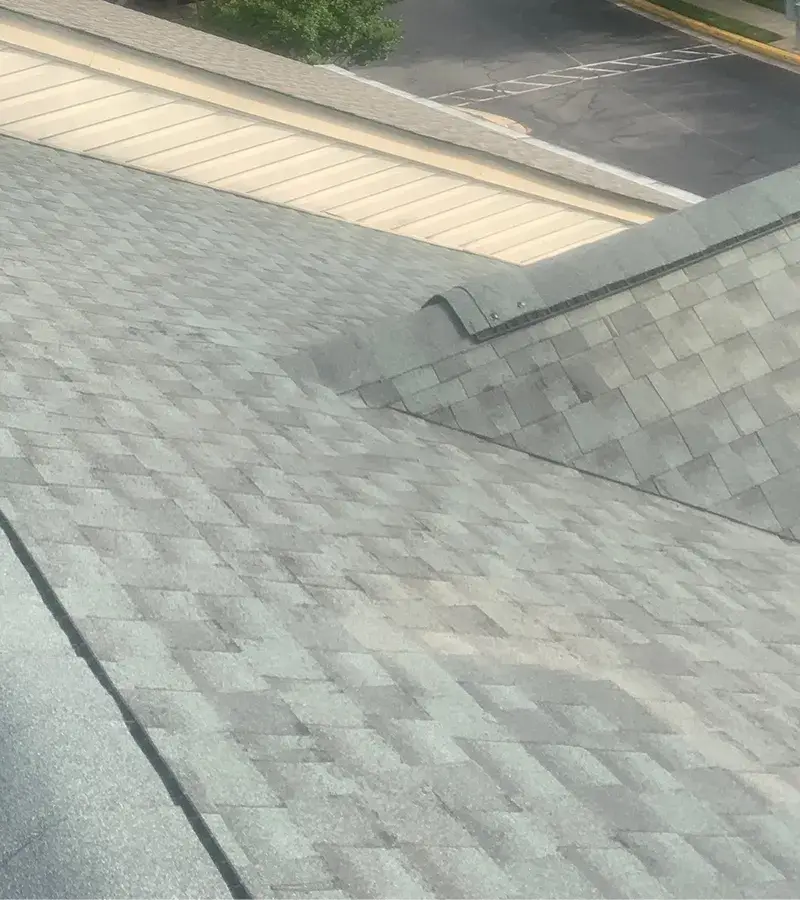 Brown metal standing seam roof installed in Millersville, MD.