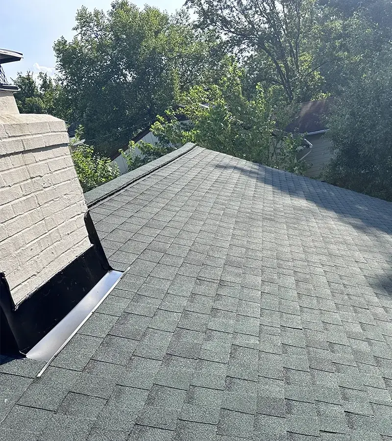 Brown metal standing seam roof installed in Millersville, MD.