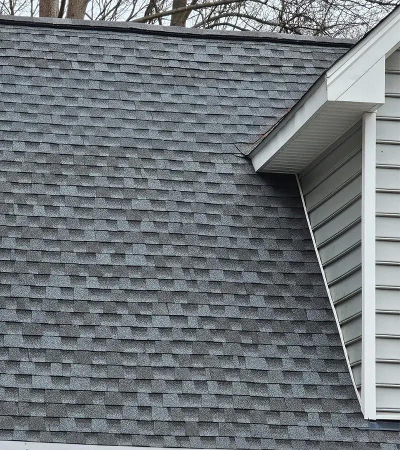 Brown metal standing seam roof installed in Millersville, MD.