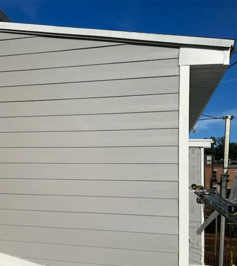 Brown metal standing seam roof installed in Millersville, MD.