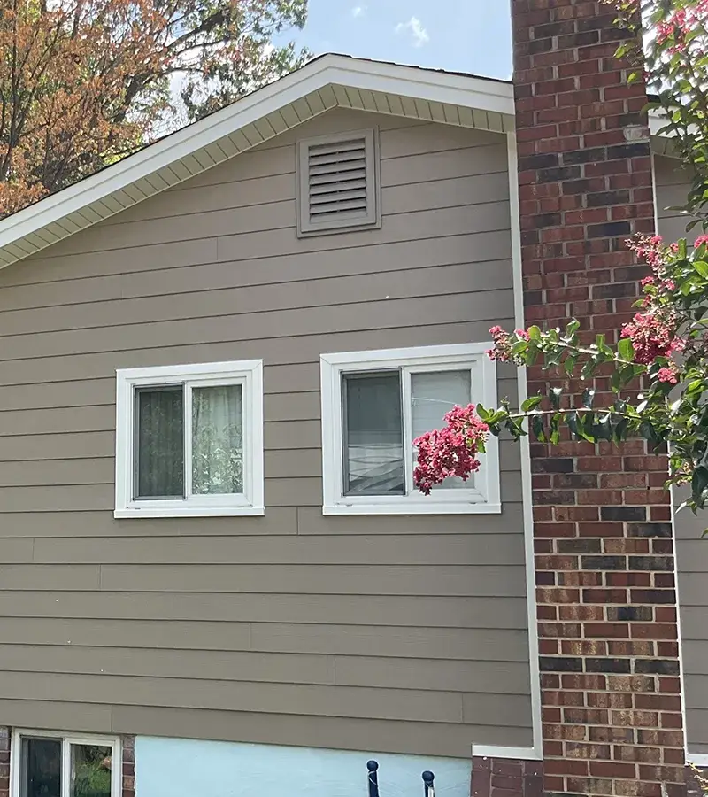 Copper colored metal roof in Gaithersburg, MD. 