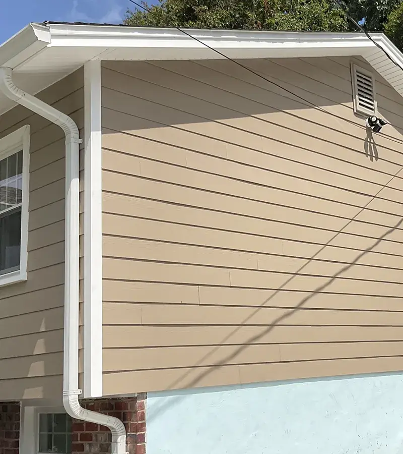 Brown metal standing seam roof installed in Millersville, MD.