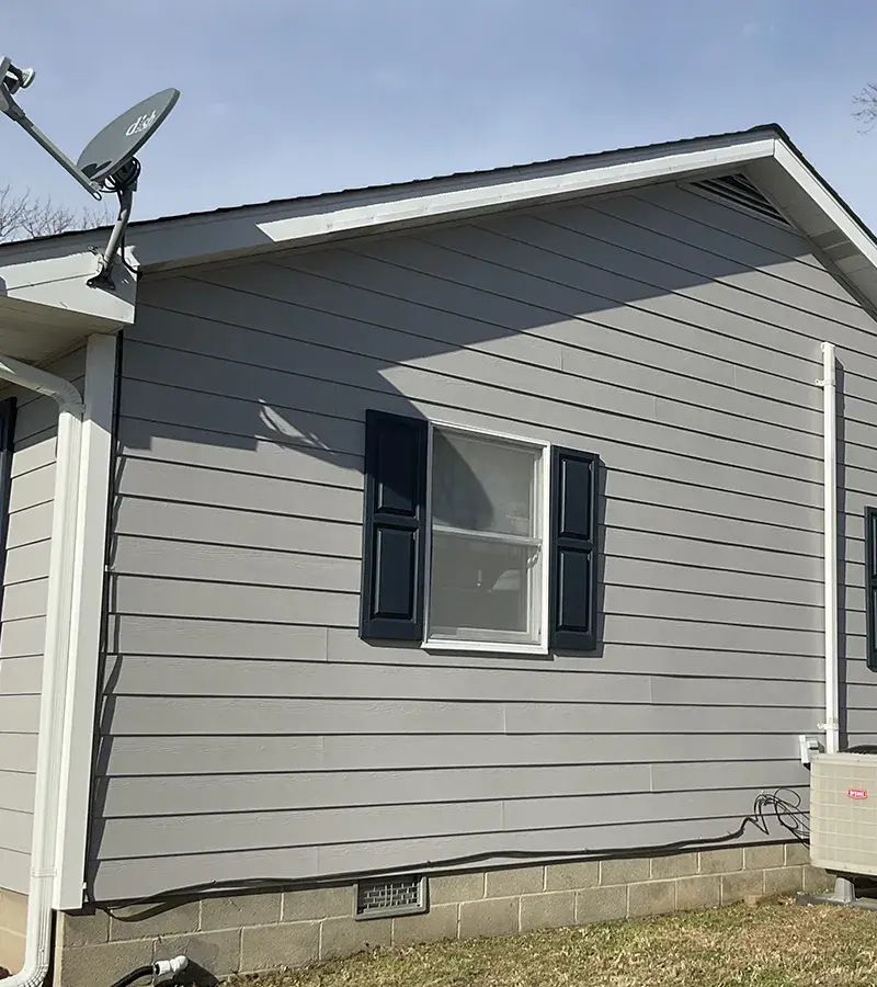 Brown metal standing seam roof installed in Millersville, MD.