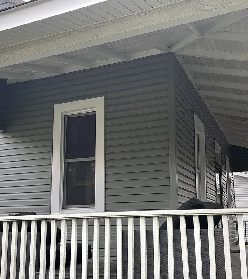 Brown metal standing seam roof installed in Millersville, MD.
