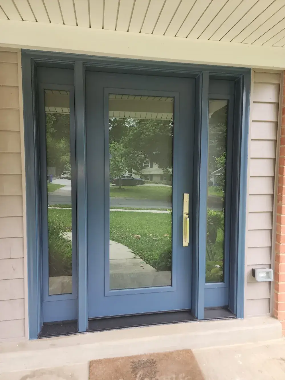 Blue Provia Door