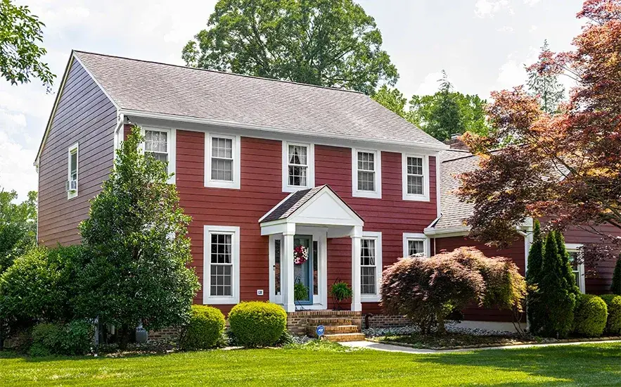 James Hardie Cottage Lane Red