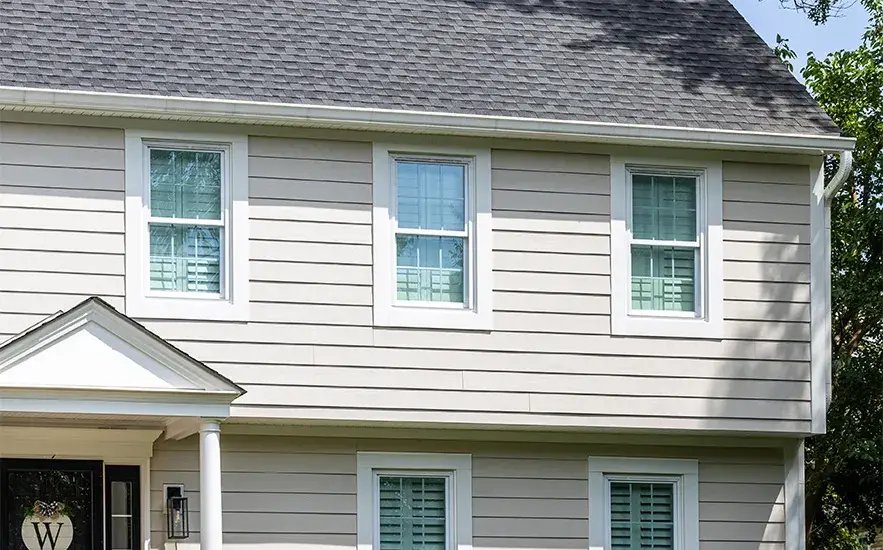 James Hardie Cobblestone House