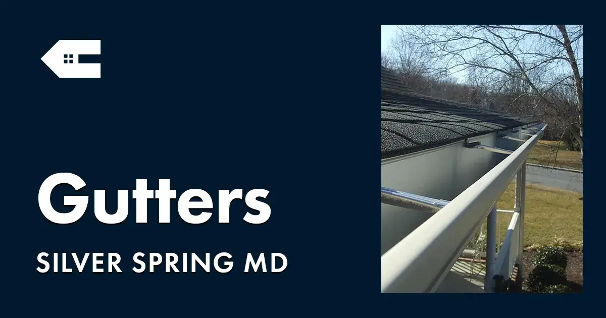 Seamless Gutters in Silver Spring Maryland