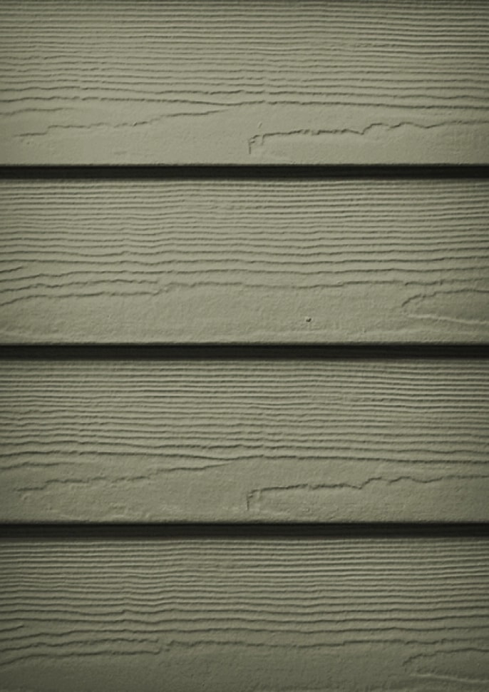 James Hardie plank siding in Heathered Moss