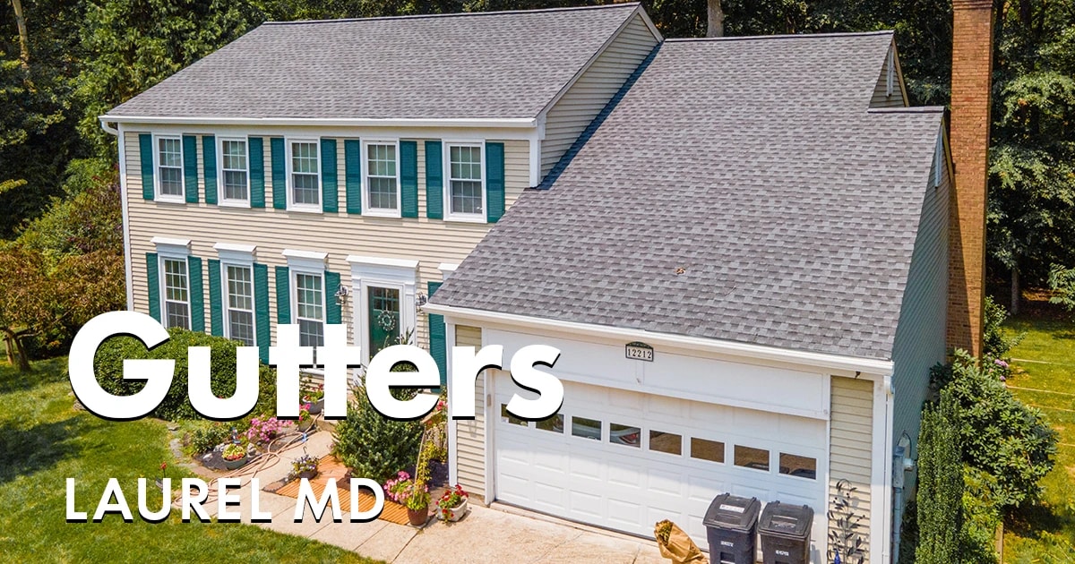 Seamless Gutters and Gutter Guards Near You in Laurel Maryland