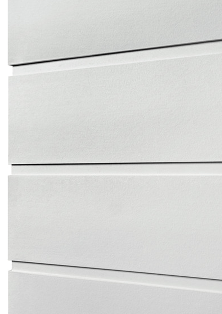 James Hardie artisan smooth siding. 