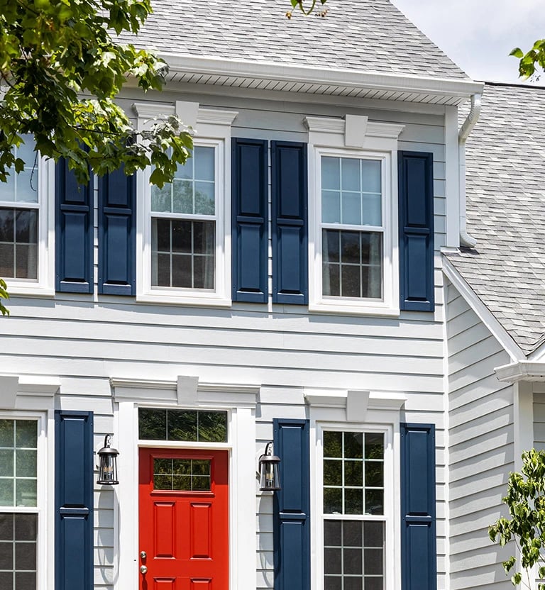 Energy Efficient windows with traditional colonial grids.