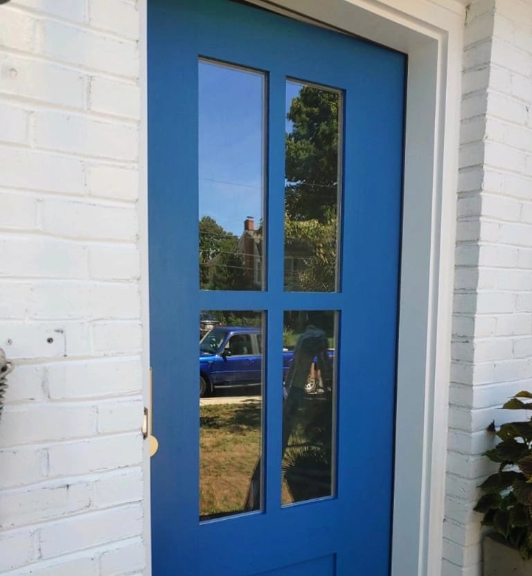 We installed a custom historic front entry door in Washington, DC.