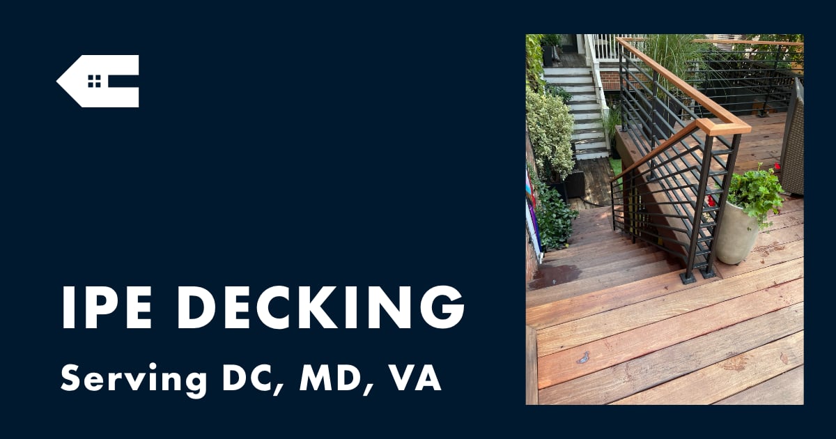 IPE Wood Deck Builder serving Washington DC, Maryland, and Virginia