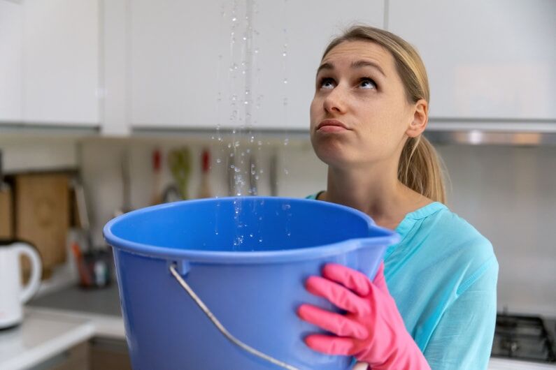 Leaking Roof Water Leaking from Ceiling