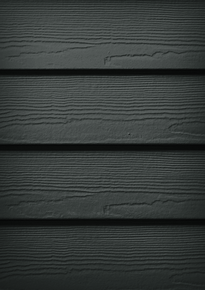 James Hardie plank siding in Iron Gray