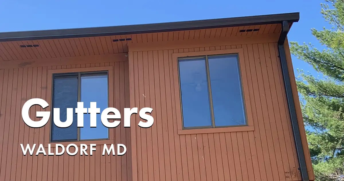 Seamless Gutters and Gutter Guards Near You in Waldorf Maryland