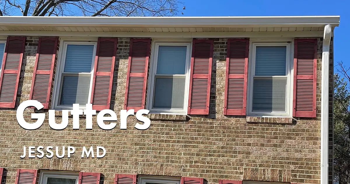 Seamless Gutters and Gutter Guards Near You in Jessup Maryland