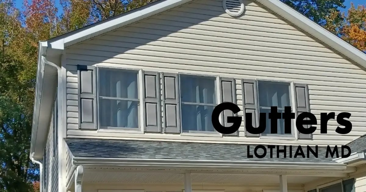 Seamless Gutters and Gutter Guards Near You in Lothian Maryland