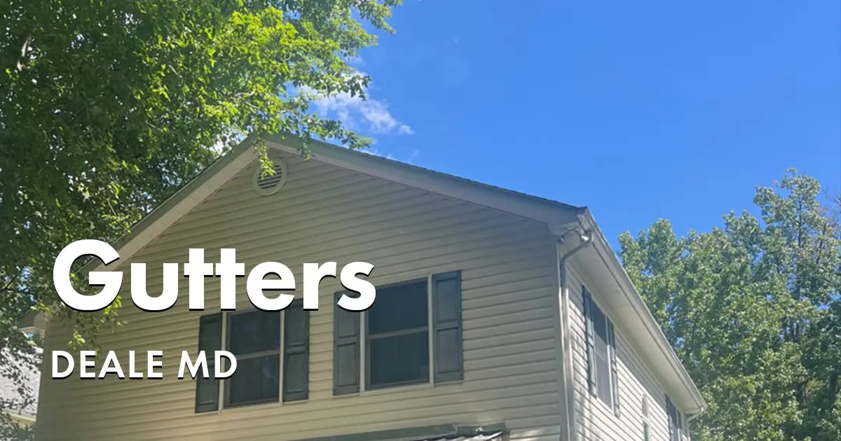 Seamless Gutters and Gutter Guards Near You in Deale Maryland