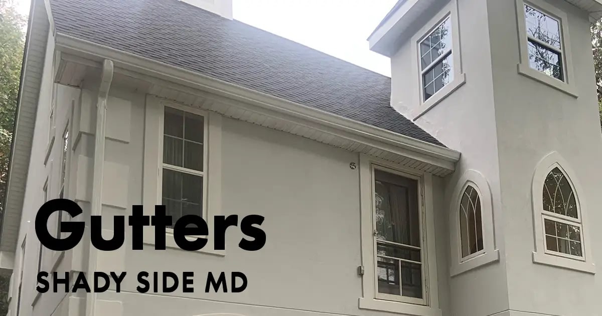 Seamless Gutters and Gutter Guards Near You in Shady Side Maryland