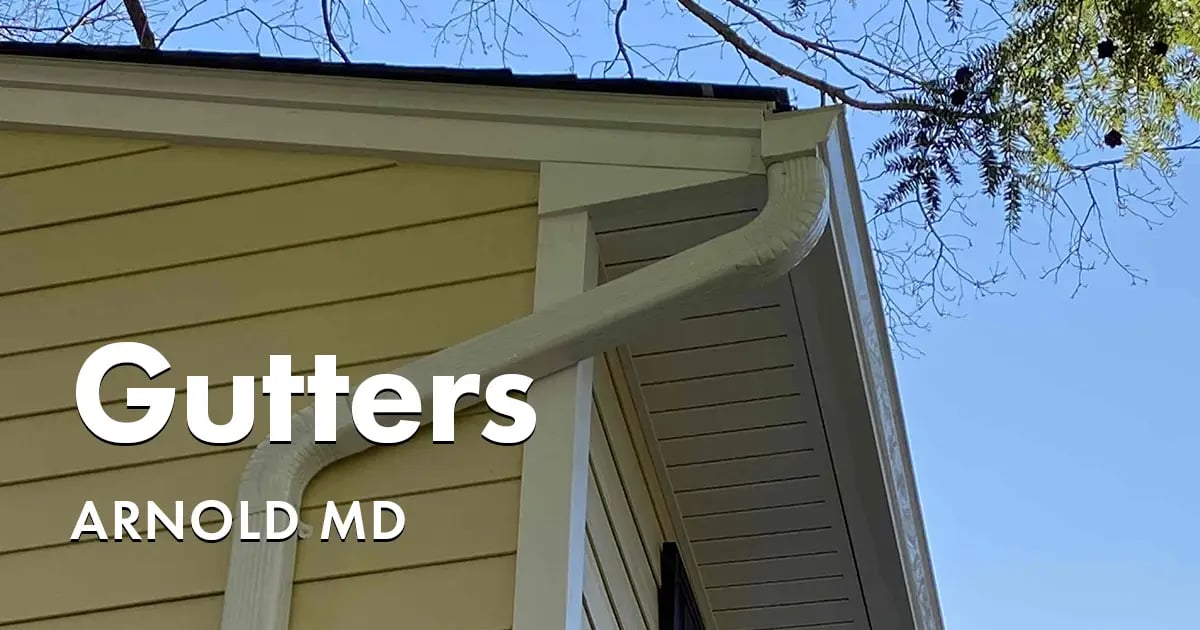 Seamless Gutters and Gutter Guards Near You in Arnold Maryland