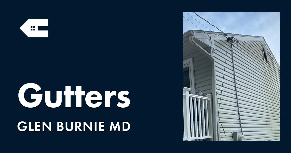 Seamless Gutters and Gutter Guards Near You in Glen Burnie Maryland