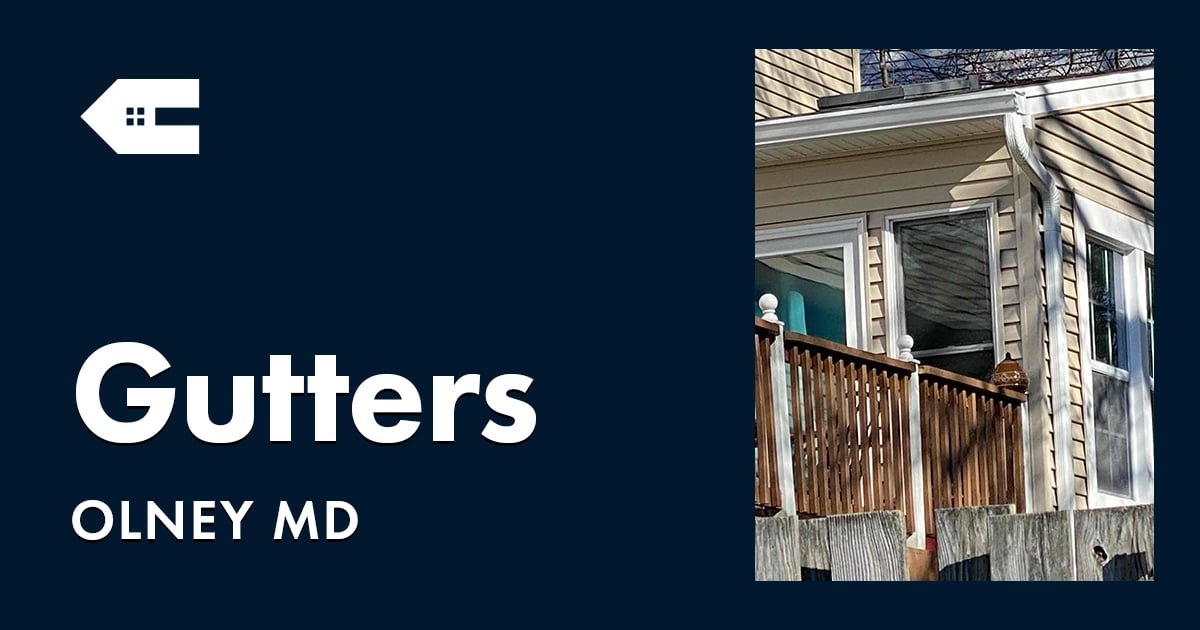 Seamless Gutters and Gutter Guards Near You in Olney Maryland