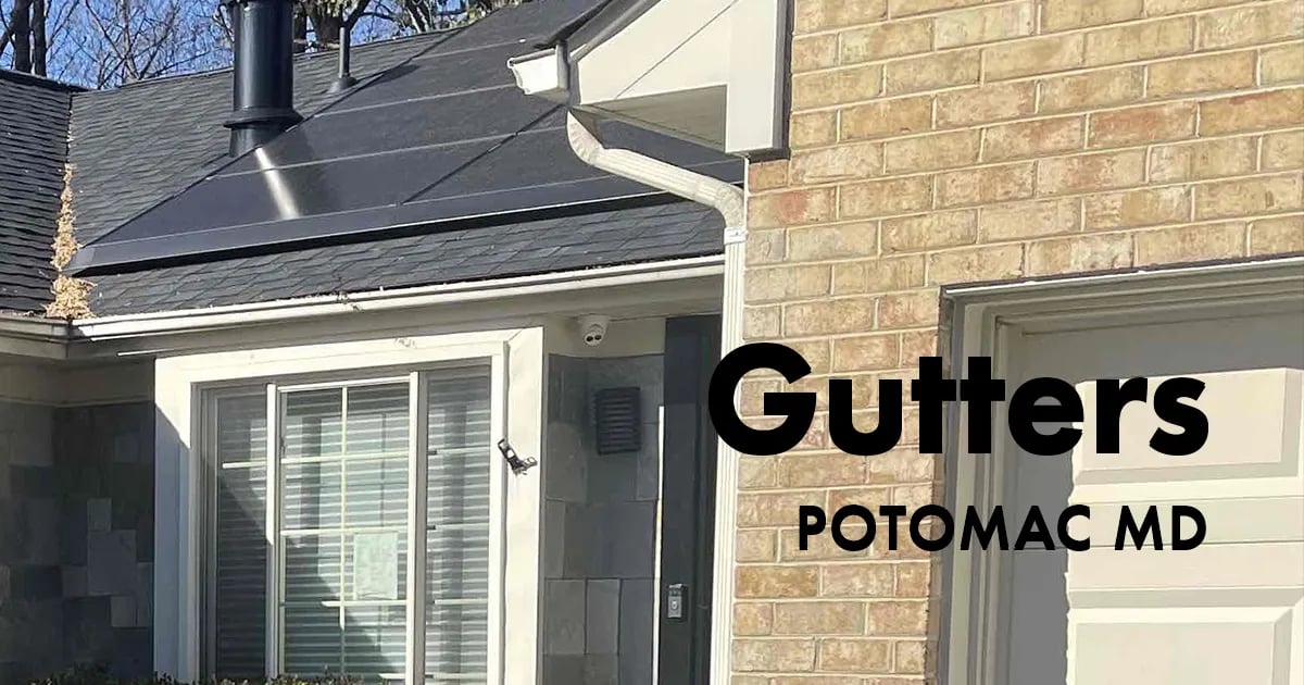 Seamless Gutters and Gutter Guards Near You in Potomac Maryland