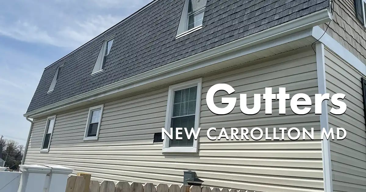 Seamless Gutters and Gutter Guards Near You in New Carrollton Maryland