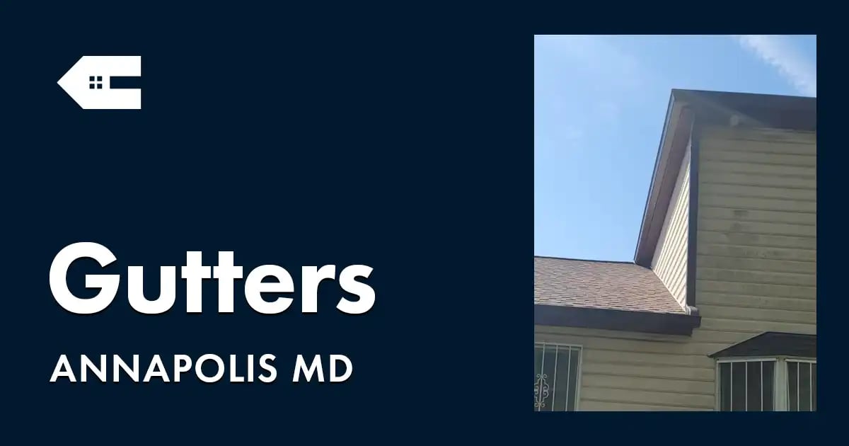 Seamless Gutters and Gutter Guards Near You in Annapolis Maryland