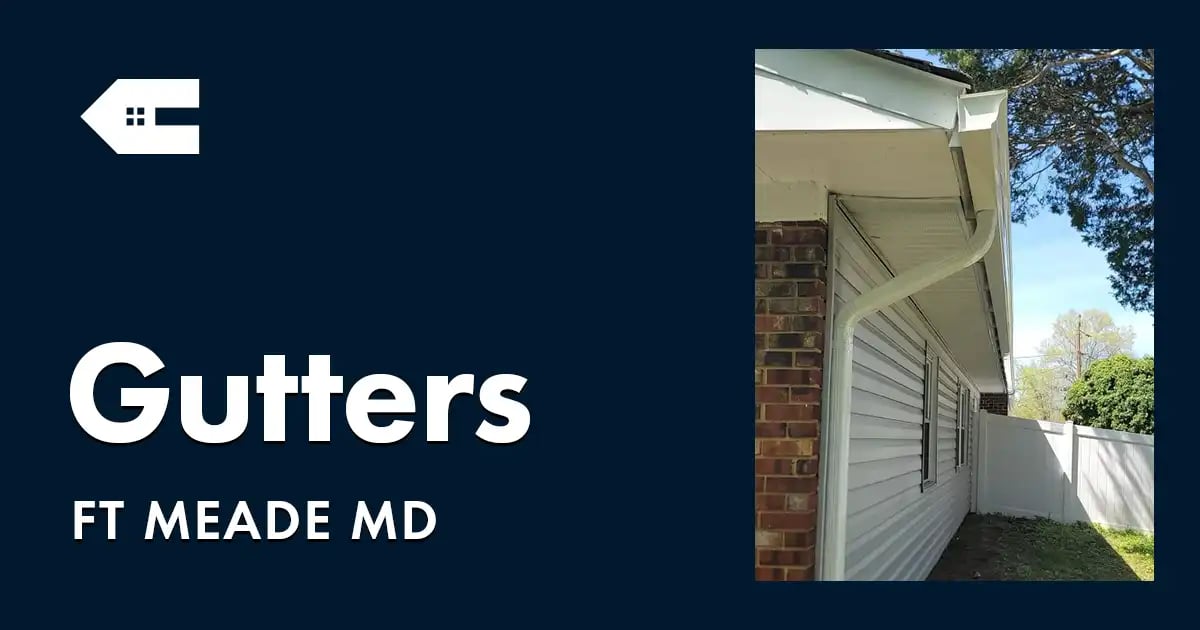 Seamless Gutters and Gutter Guards Near You in Ft Meade Maryland