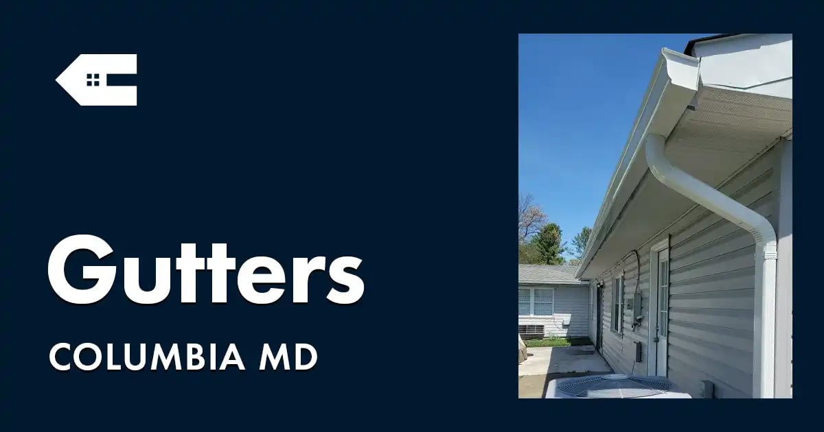 Seamless Gutters and Gutter Guards Near You in Columbia Maryland