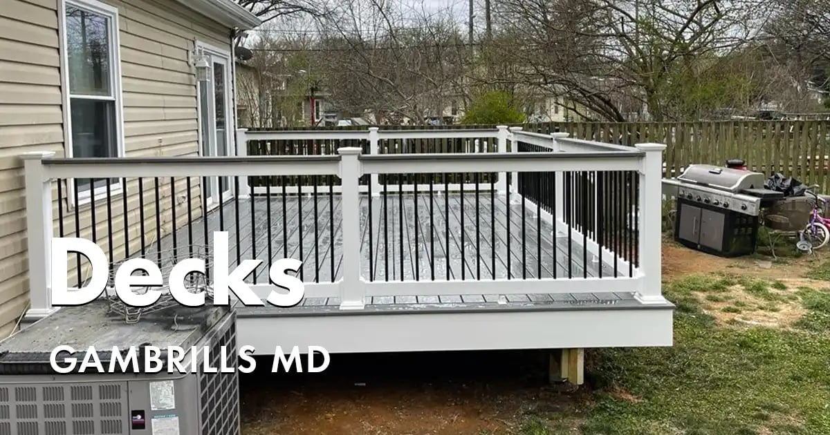 Deck Builders Near You in Gambrills Maryland