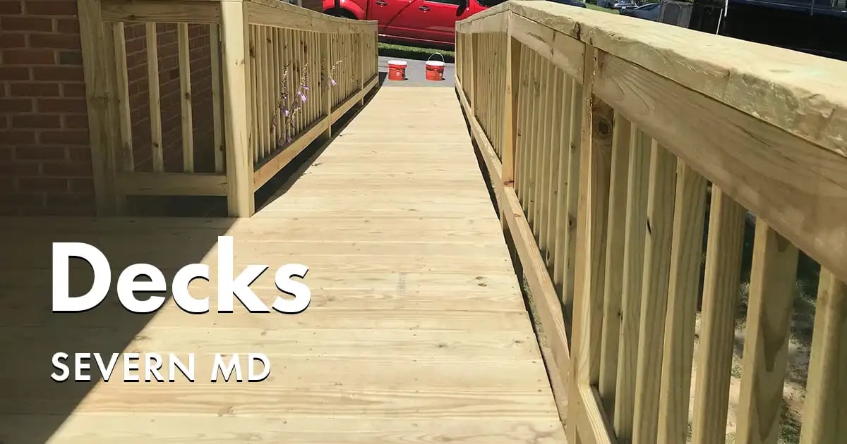 Deck Builders Near You in Severn Maryland