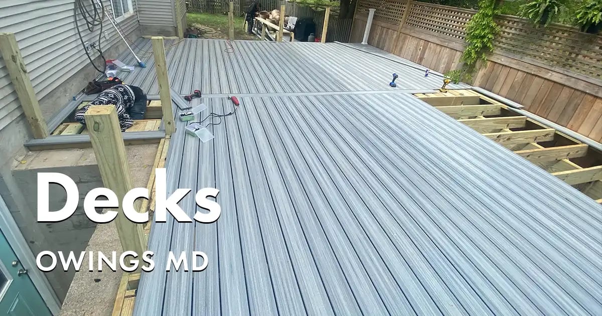 Deck Builders Near You in Owings Maryland