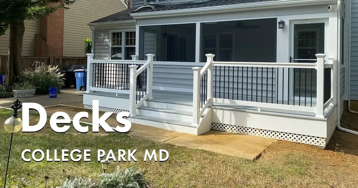 Deck Builders Near You in College Park Maryland