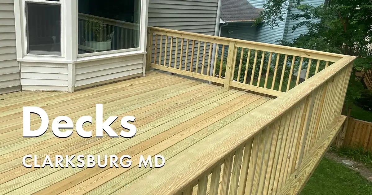 Deck Builders Near You in Clarksburg Maryland