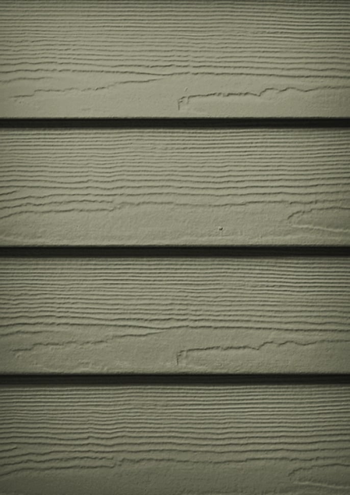 James Hardie plank siding in Heathered Moss