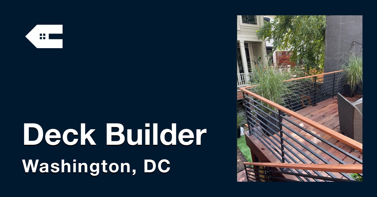 Deck Builders Near You in Washington DC